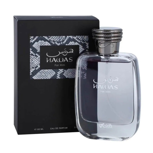 Hawas for him by Rasasi Eau De Parfum Spray 3.38 oz/100 ml